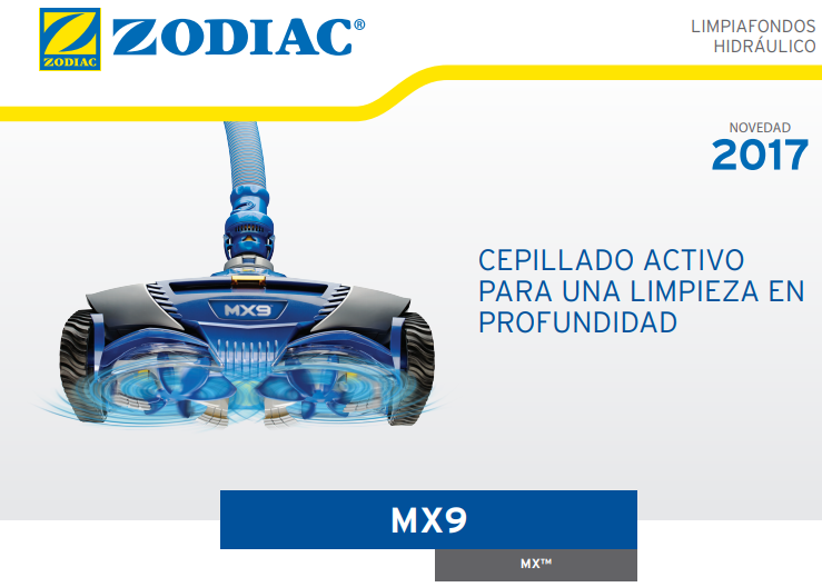 Merino Piscinas limpia fondos zodiac MX8